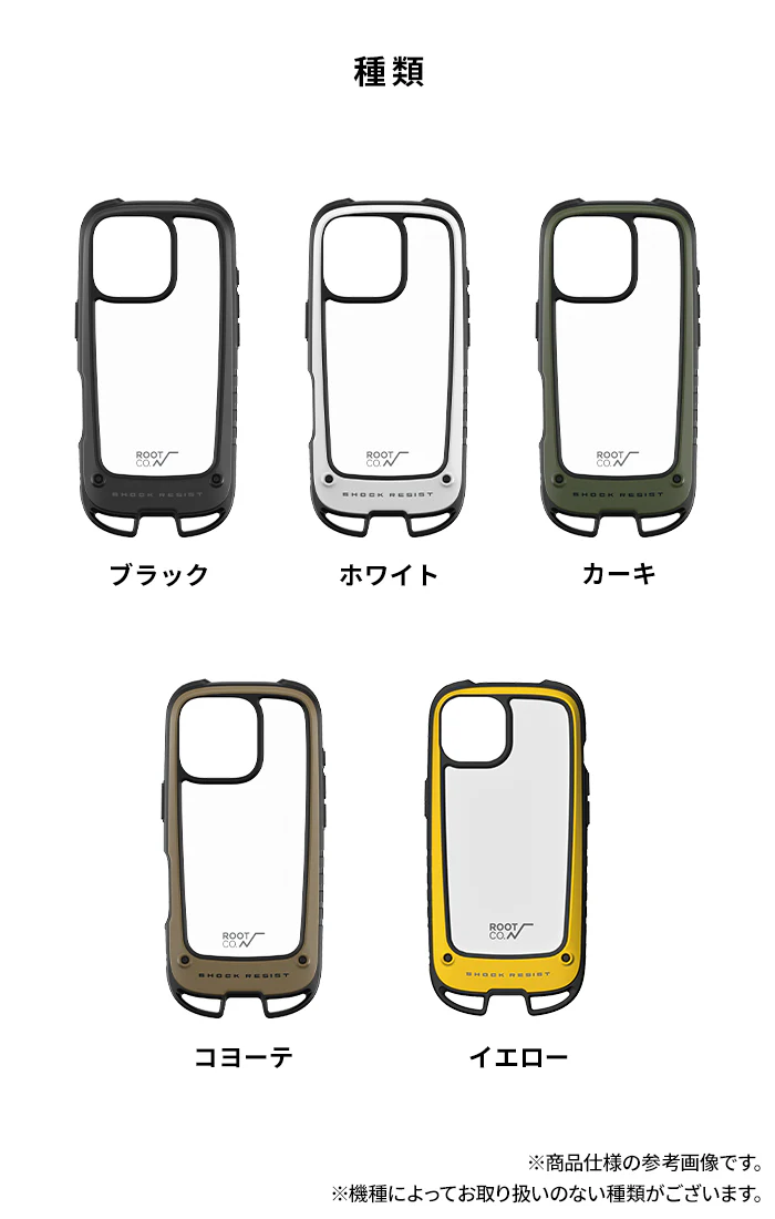 [iPhone 17e/16/16 Pro/16e/15/14/13専用]ROOT CO. GRAVITY Shock Resist Case +Hold. - Image 3