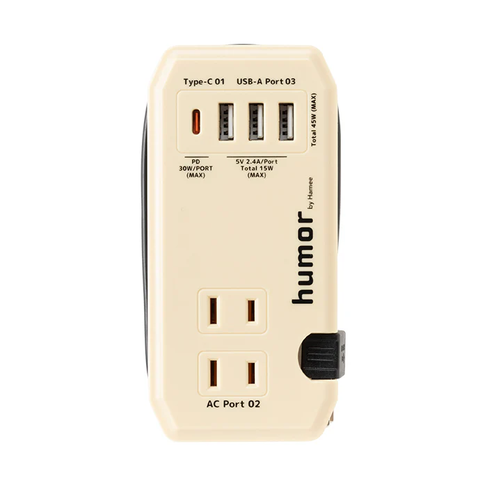 【急速充電対応】おしゃれ充電器 humor handy Plus AC PD30W対応 USB タップ - Image 15