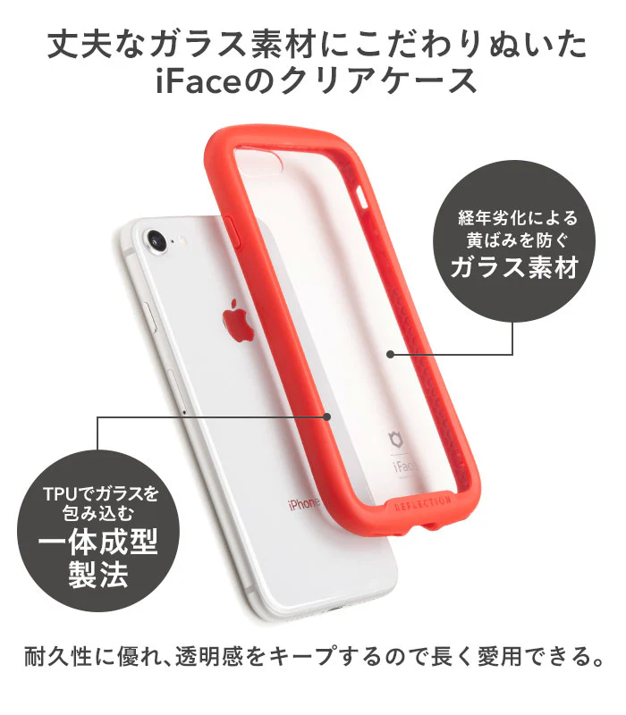 【AQUOS wish3/sense7専用】 iFace Reflection 透明ケース - Image 7