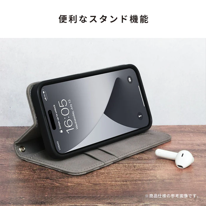 【iPhone 16/16 Pro/16 Pro Max専用】New Balance/ニューバランス スエード手帳型ケース スタンプロゴ - Image 4