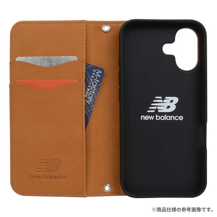 【iPhone 16/16 Pro/16 Pro Max専用】New Balance/ニューバランス スエード手帳型ケース スタンプロゴ - Image 8