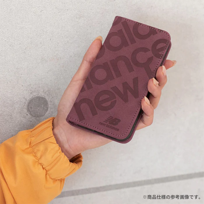 【iPhone 16/16 Pro/16 Pro Max専用】New Balance/ニューバランス スエード手帳型ケース スタンプロゴ - Image 9