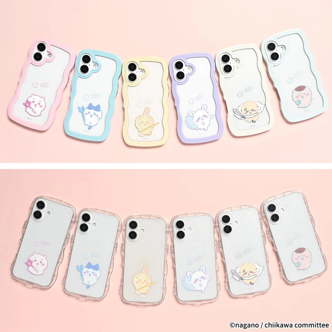 ちいかわ ハチワレ うさぎ モモンガ ラッコ くりまんじゅう うねうねケース【iPhone 16/16 Pro/16 Plus/16 Pro Max/15/14/13専用】 - Image 11