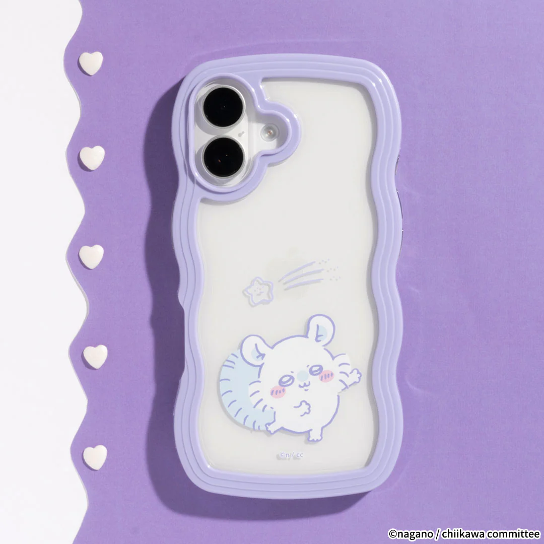 ちいかわ ハチワレ うさぎ モモンガ ラッコ くりまんじゅう うねうねケース【iPhone 16/16 Pro/16 Plus/16 Pro Max/15/14/13専用】 - Image 7