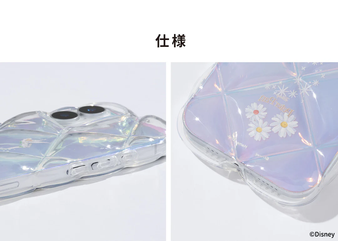 [iPhone16/15/14/13専用]ディズニーキャラクター クリアキルティングケース - Image 14