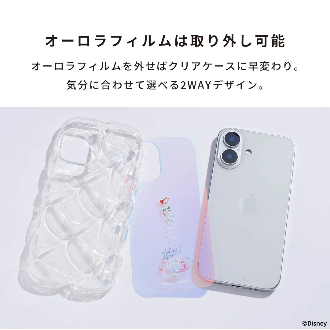 [iPhone16/15/14/13専用]ディズニーキャラクター クリアキルティングケース - Image 9
