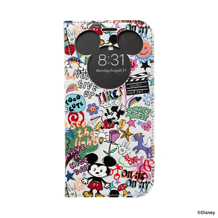 【iPhone 15専用】ディズニーキャラクター CERTA フリップ窓付きダイアリーケース - Image 15