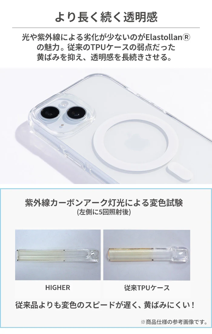 [iPhone 15/14/13専用] HIGHER MagSafe対応 ハイブリッドケース - Image 13