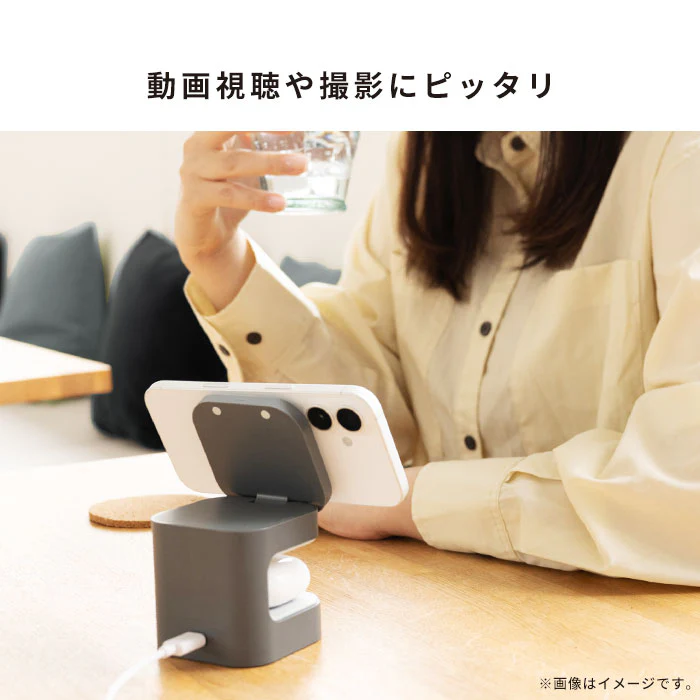 humor Qi2対応 2in1 ワイヤレス充電器 - Image 7